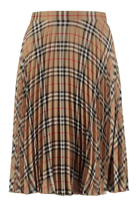 womens burberry skirt|Burberry vintage check pleated skirt.